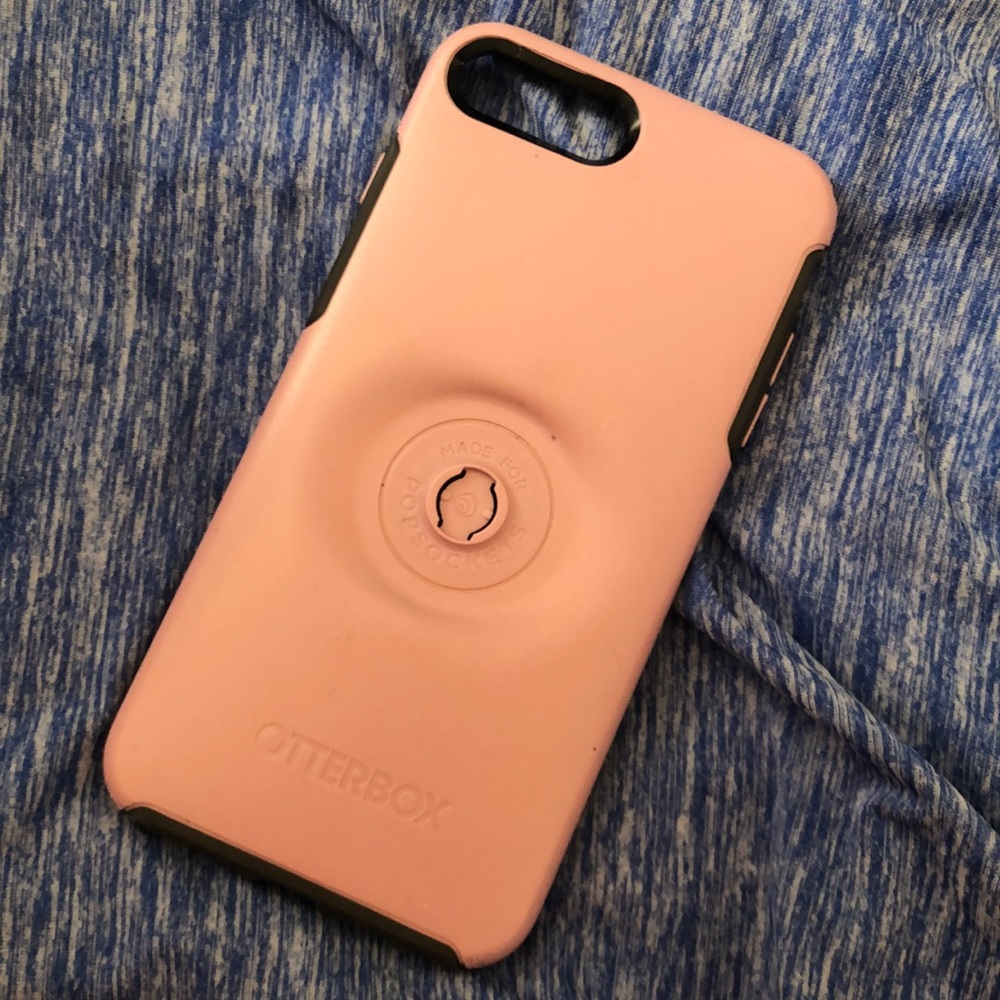 Cute purple otterbox iPhone 8 Plus phone case